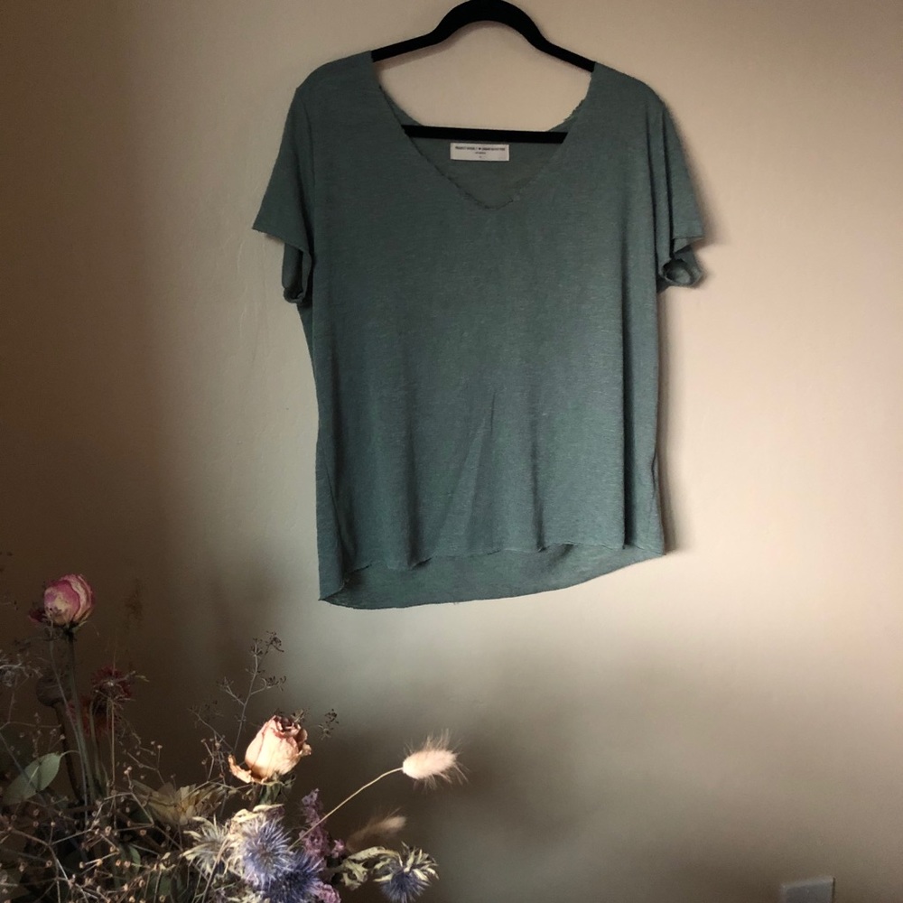 Green shirt